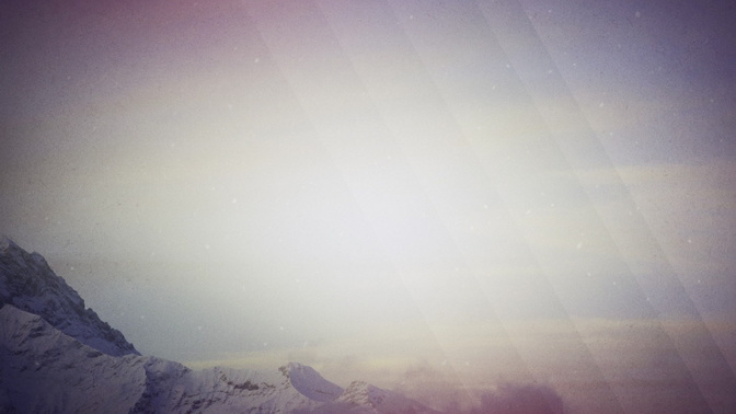 distant mountain - bright
