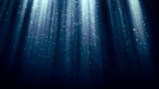 particles - blue