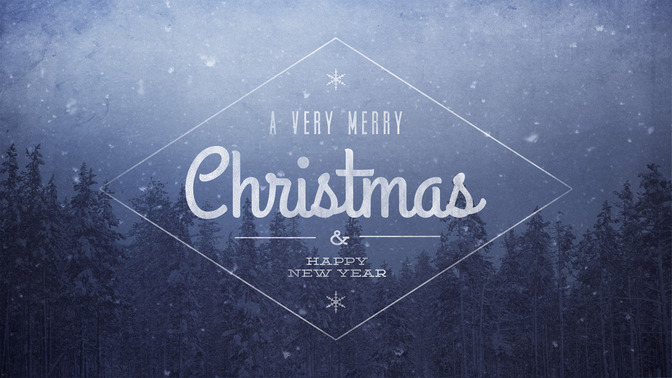 muted colors - a very merry christmas