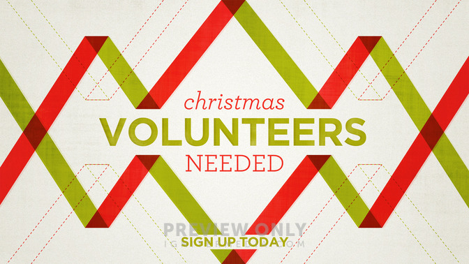 christmas volunteers needed