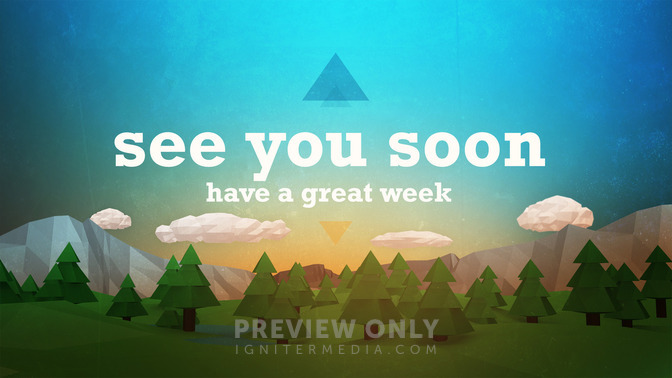 outdoors - see you soon