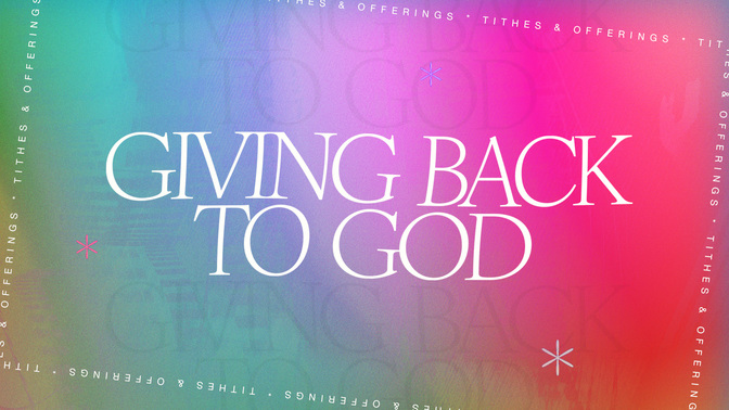 graduation - giving back to god