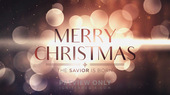 holiday bokeh - merry christmas