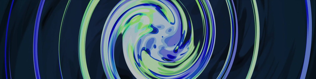 color swirl - blue
