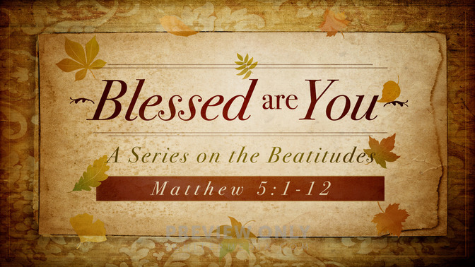 blessed are you