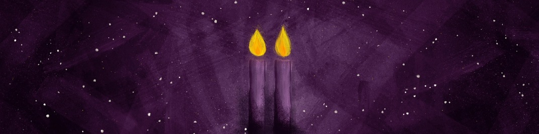 jeweled brush advent - candle 2