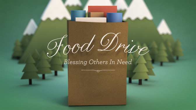 mountainside - food drive