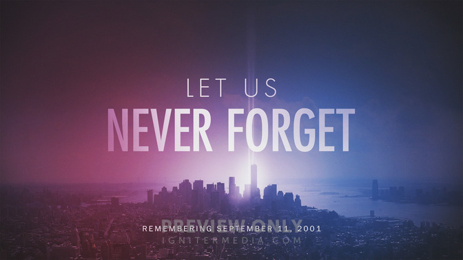 let us never forget