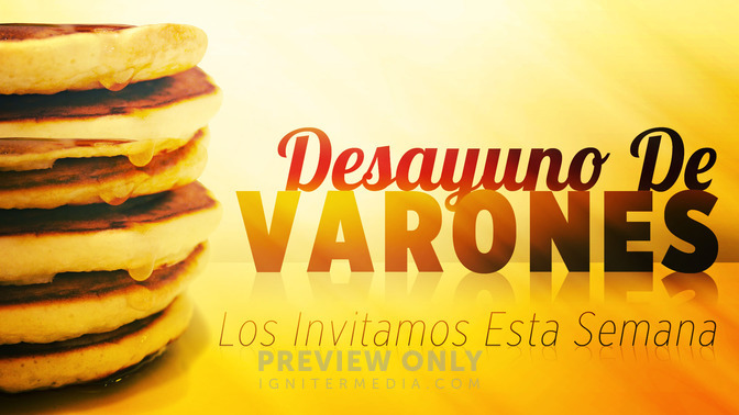 desayuno de varones