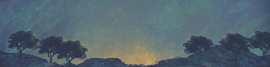 painted impressions - hillside dawn