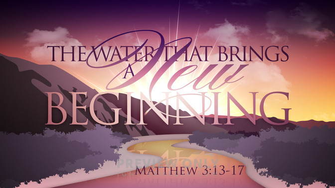 the water that brings a new beginning
