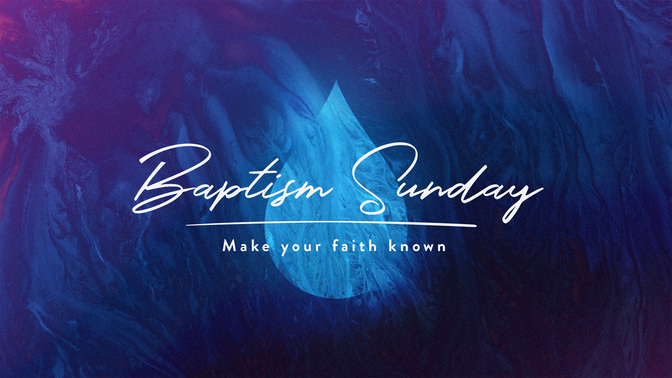 baptism sunday