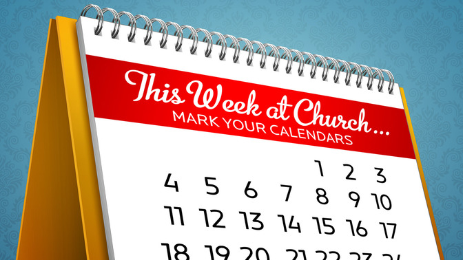 this week at church