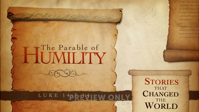the parable of humility