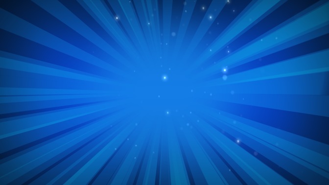 atmospheric rays - blue