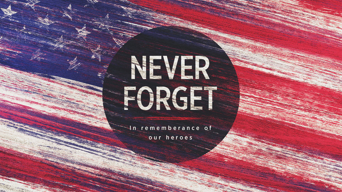 never forget