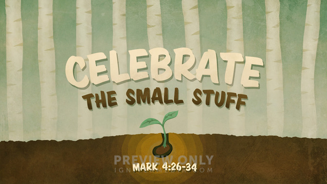 celebrate the small stuff