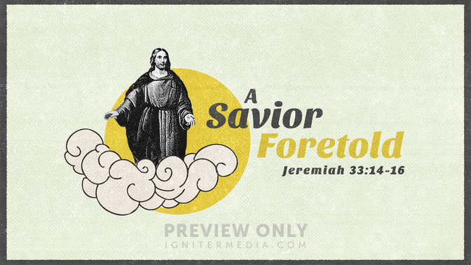 a savior foretold