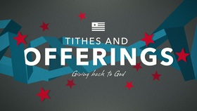 patriotic ribbons tithes and offerings title graphics igniter