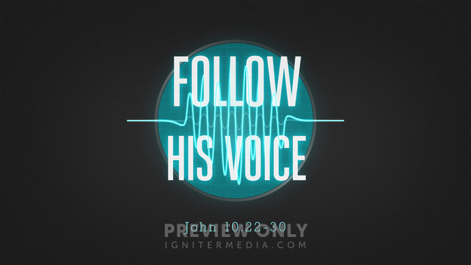 follow his voice