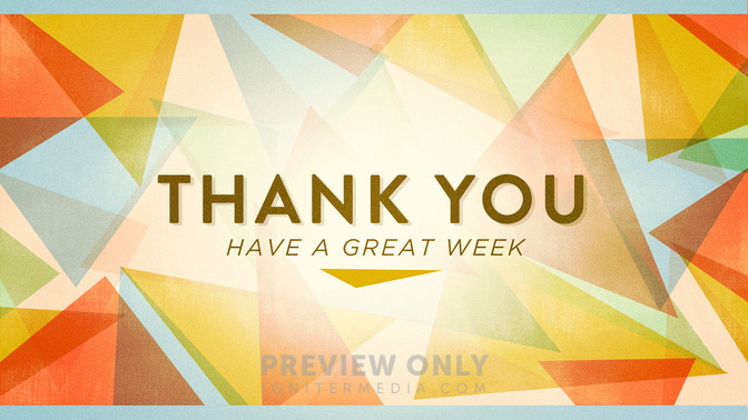 spring mosaic - thank you