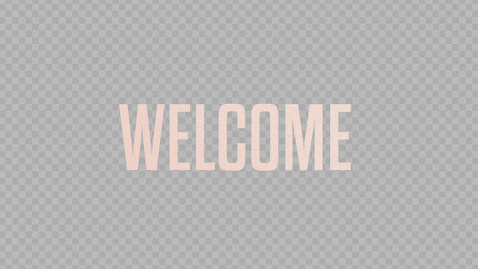 welcome