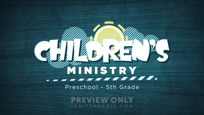cartoon clouds - childrens ministry