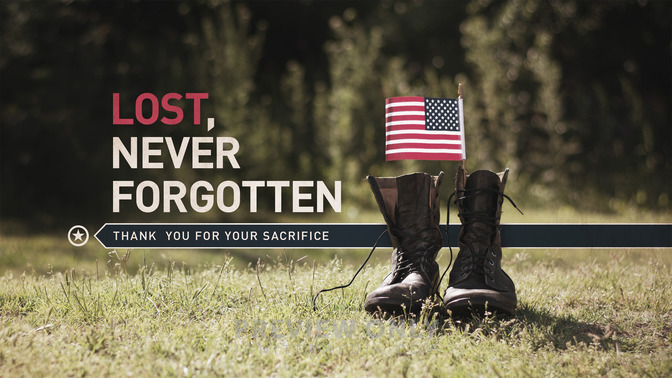 lost, never forgotten
