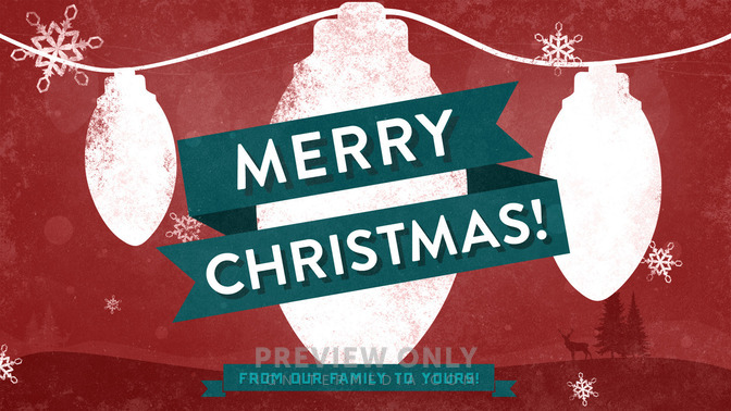 christmas illustration - merry christmas