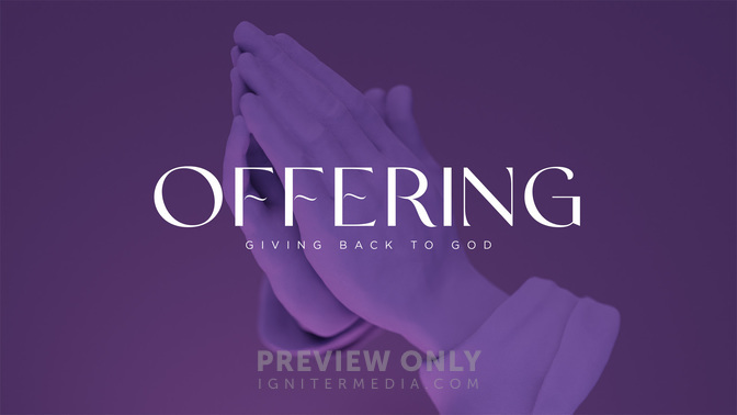 lent ink - offering