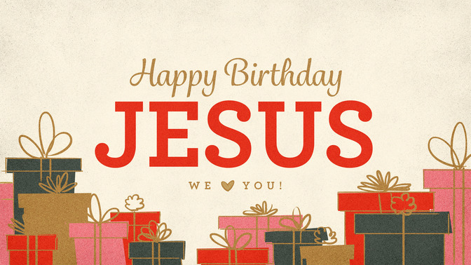 happy birthday jesus
