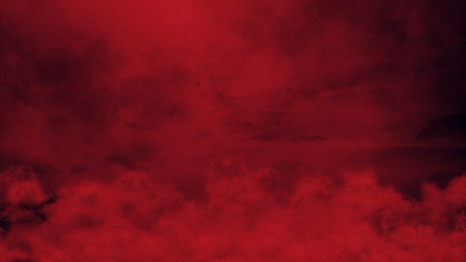 red clouds