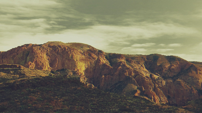 warm desert - hill