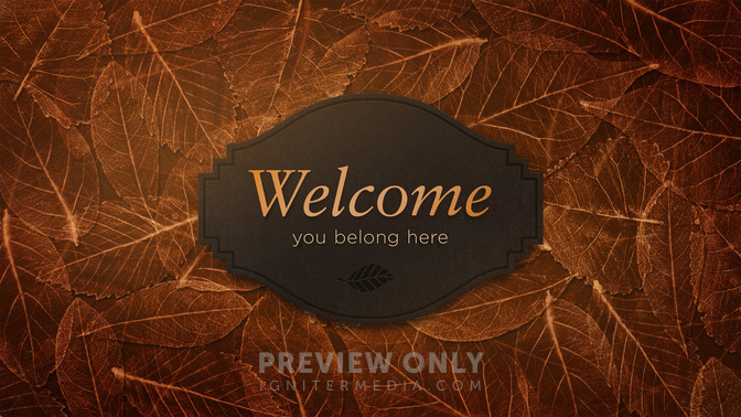 fancy leaves - welcome
