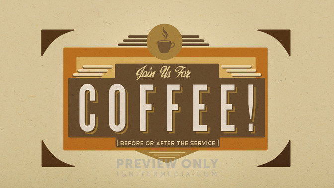 join us for coffee