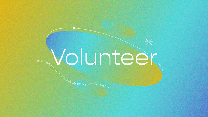 summer gradient - volunteer