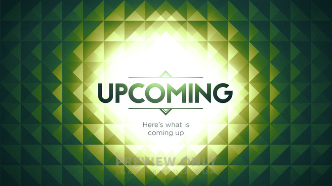 glowing pyramids - upcoming