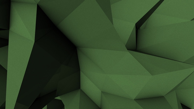 low poly - green
