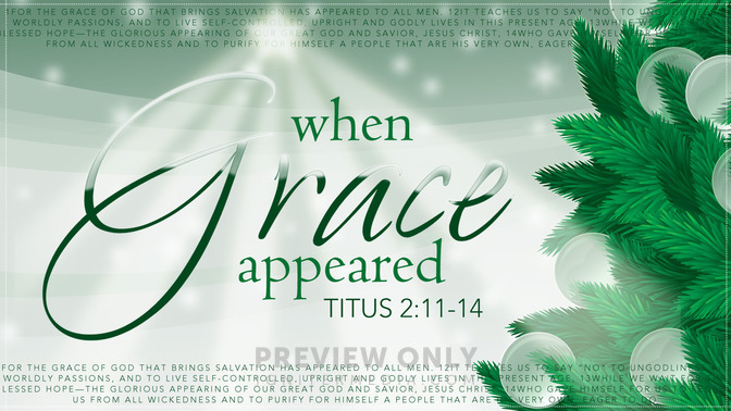 when grace appeared