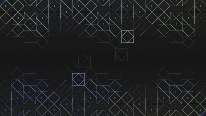diamond pattern - green
