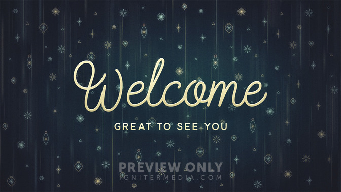 twinkling christmas - welcome