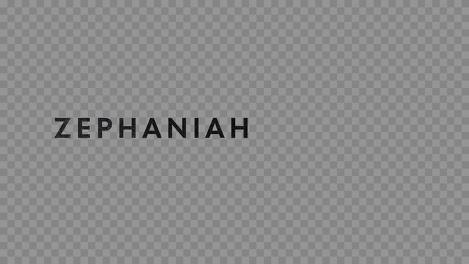 testament textures - zephaniah