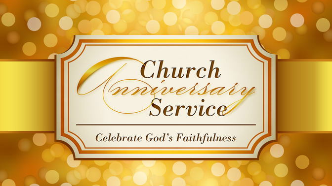 church anniversary service