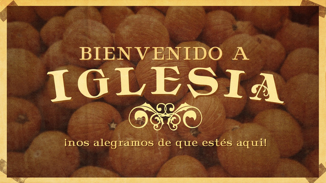 vintage de la caída - bienvenido a iglesia
