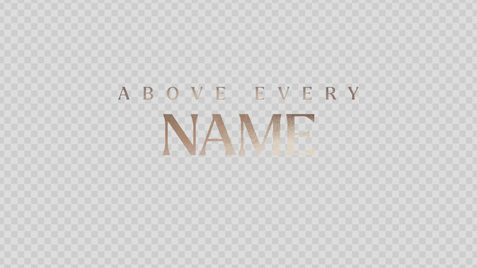 above every name