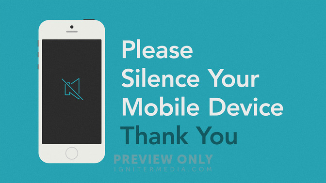 please silence your mobile device