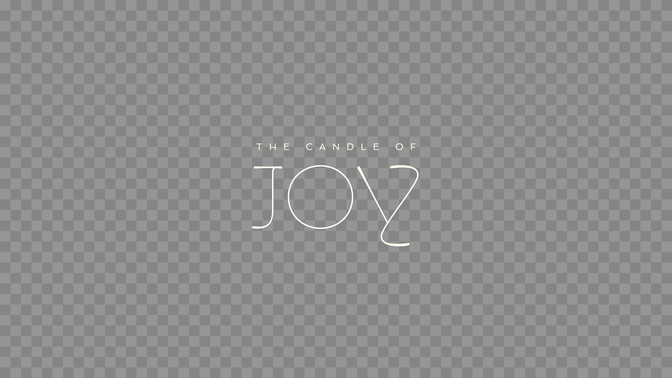 gradient glass - the candle of joy