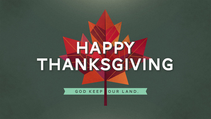 happy thanksgiving - canada