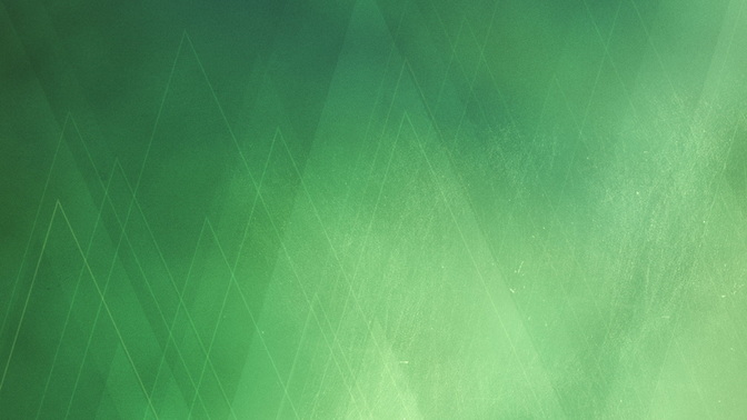 watercolor triangles - green