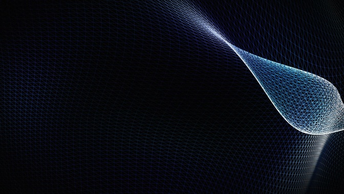 lattice waves - blue